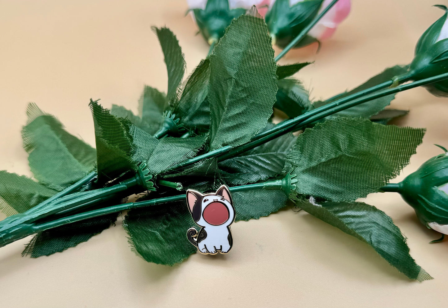 Pop Cat Stickers, Keychains, & Enamel Pins