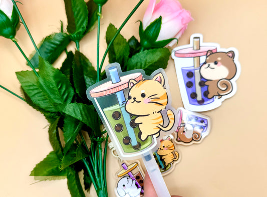 BBT Pets Vinyl Stickers & Keychains (Transparent)