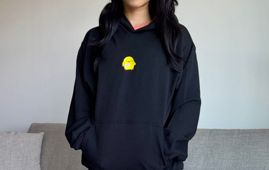 Stabby Duck Embroidered Hoodie