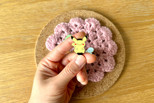 Ditto Friends Gold Enamel Pins (Inspired Art)