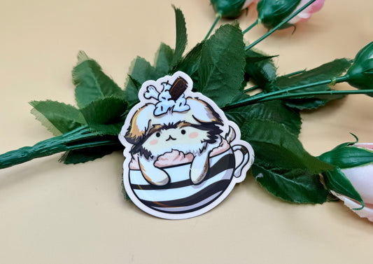 Cattuccino & Mochaccino Vinyl Stickers