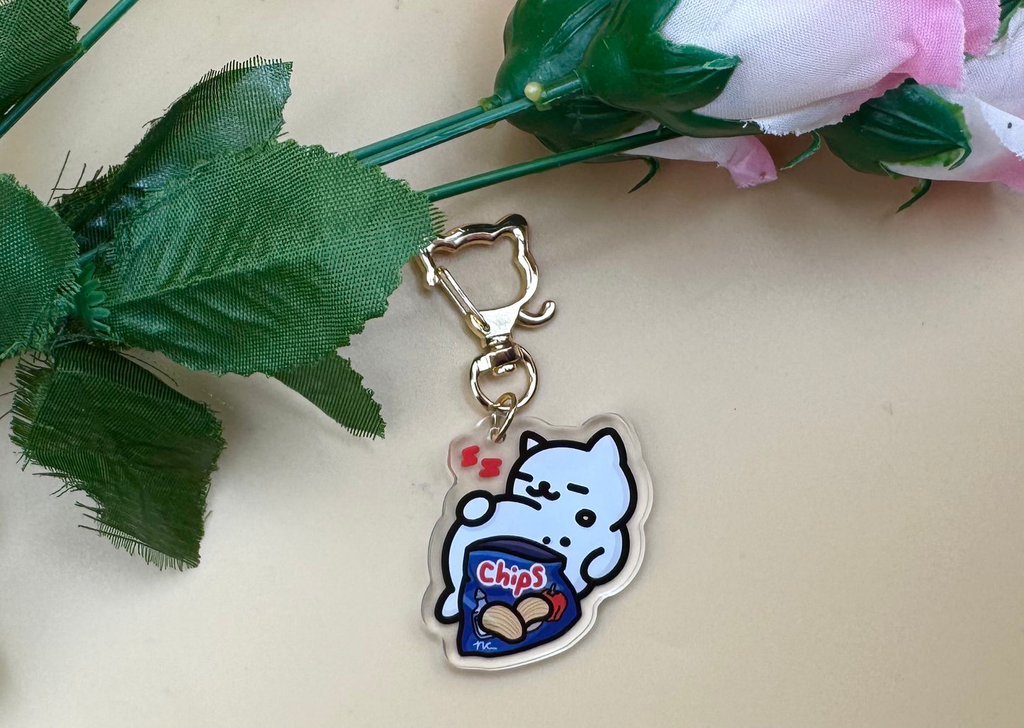 Tubbs Chips Keychain (Inspired Art)