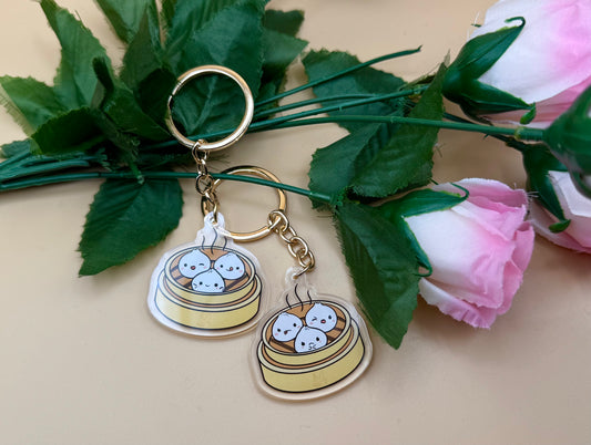Dim Sum Dumplings Keychain