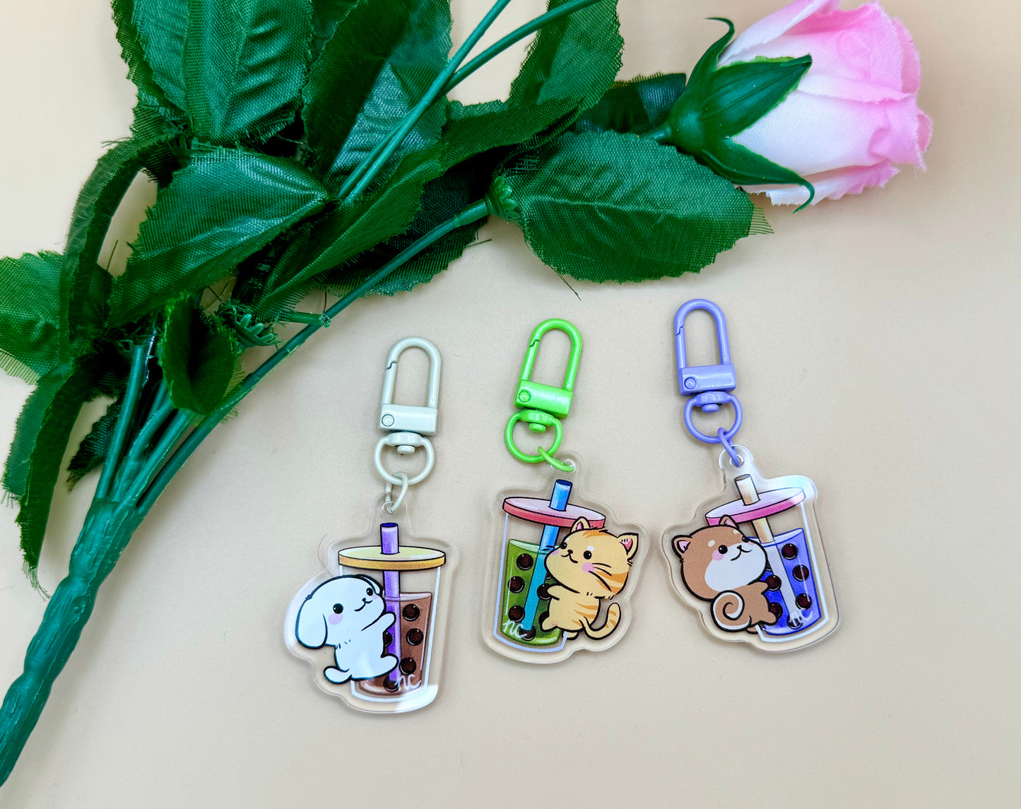 BBT Pets Vinyl Stickers & Keychains (Transparent)