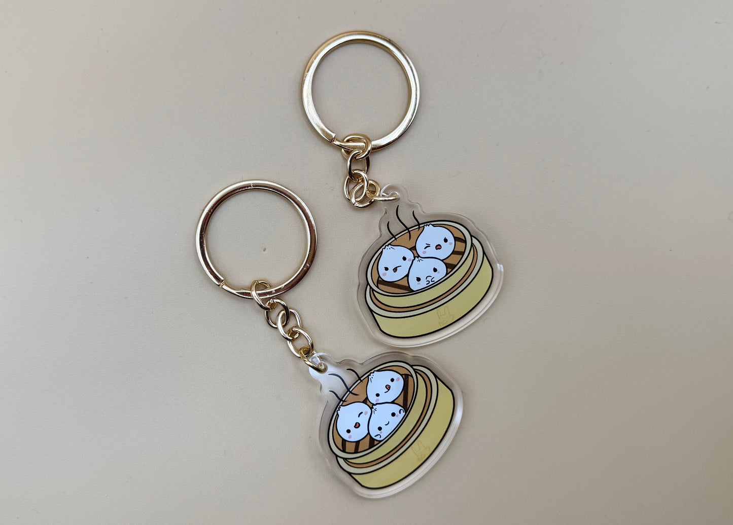 Dim Sum Dumplings Keychain