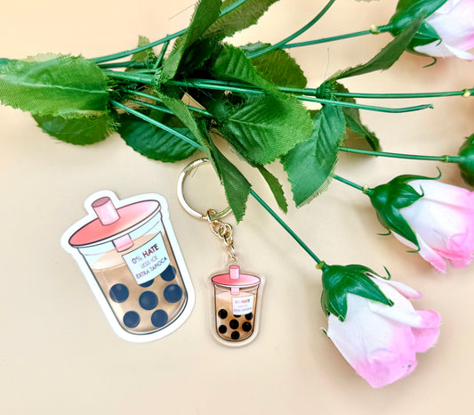 0% Hate BBT Vinyl Sticker & Keychain