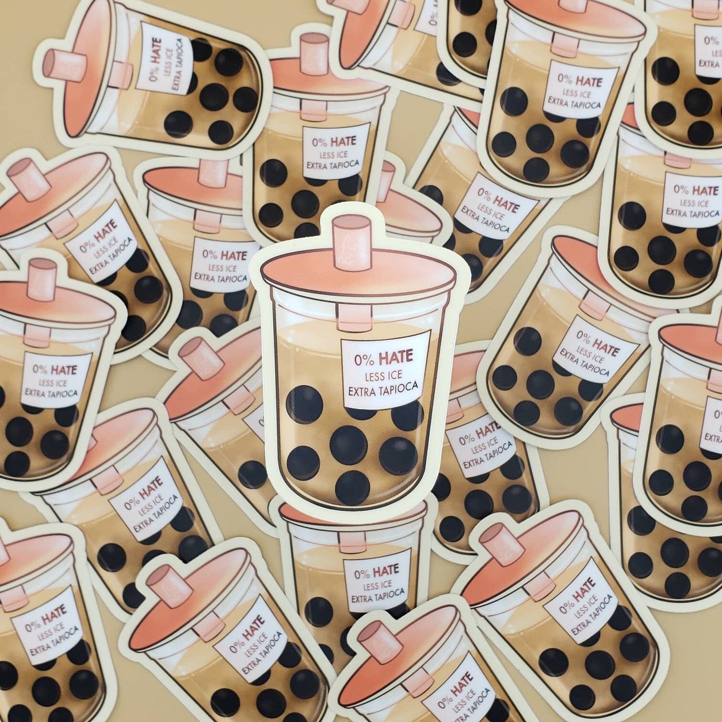 0% Hate BBT Vinyl Sticker & Keychain
