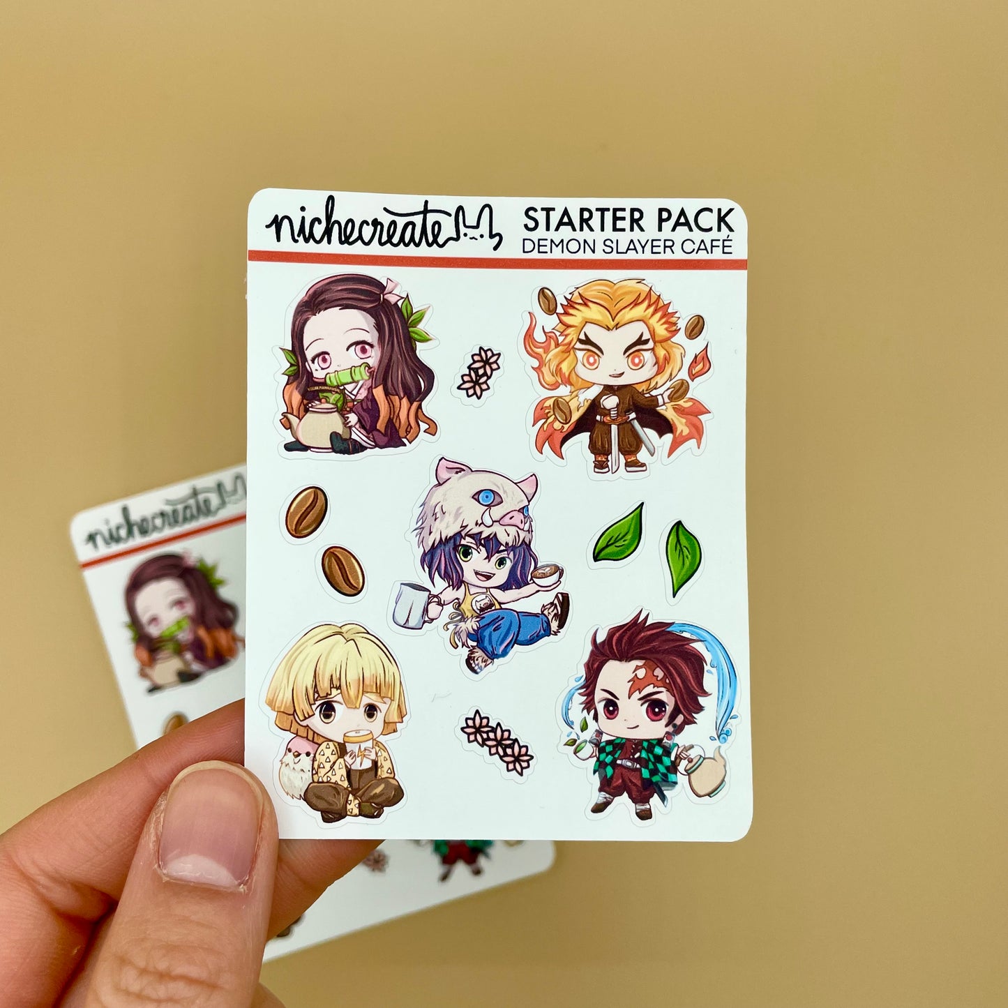 Demon Café Planner Sticker Sheet (Inspired Art)