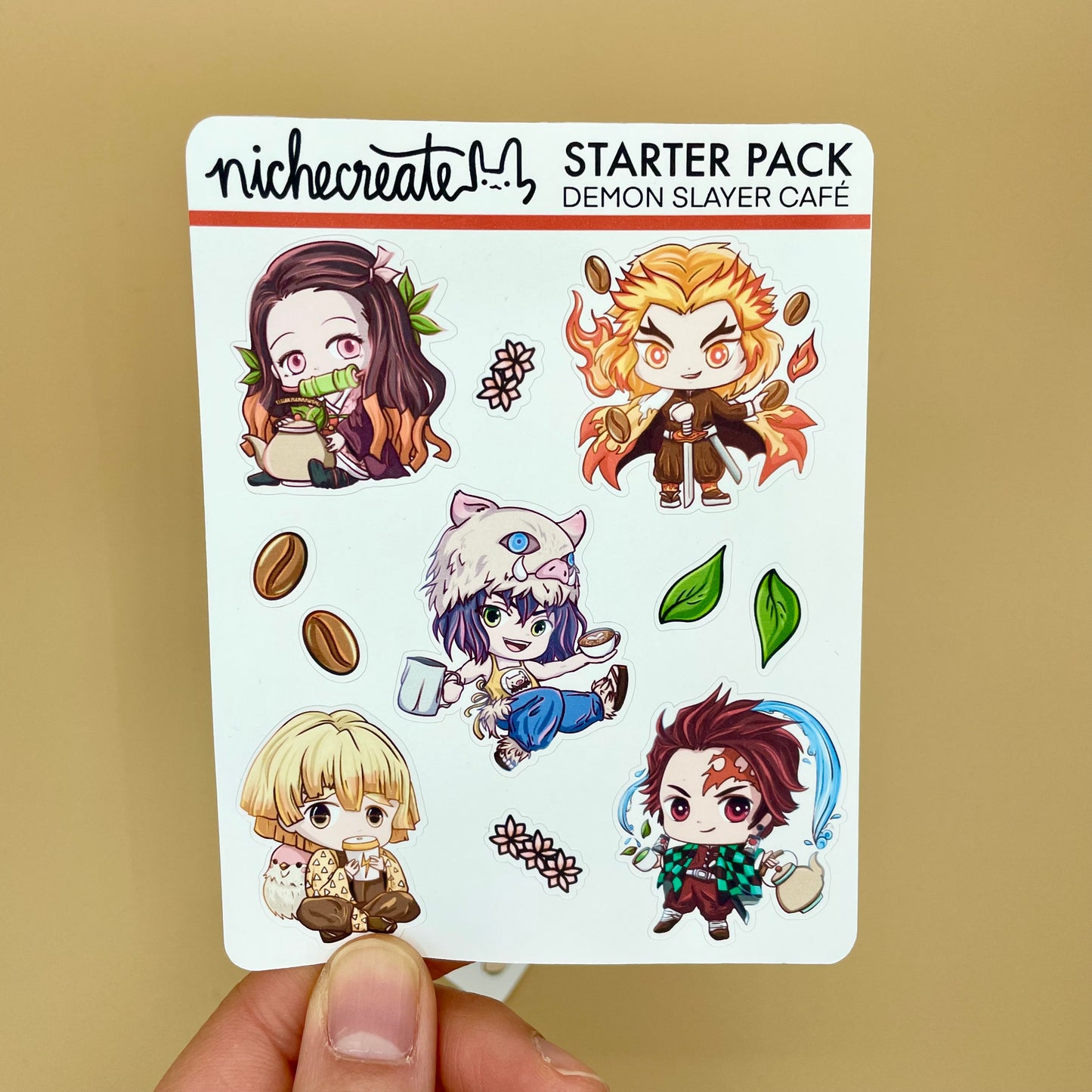 Demon Café Planner Sticker Sheet (Inspired Art)