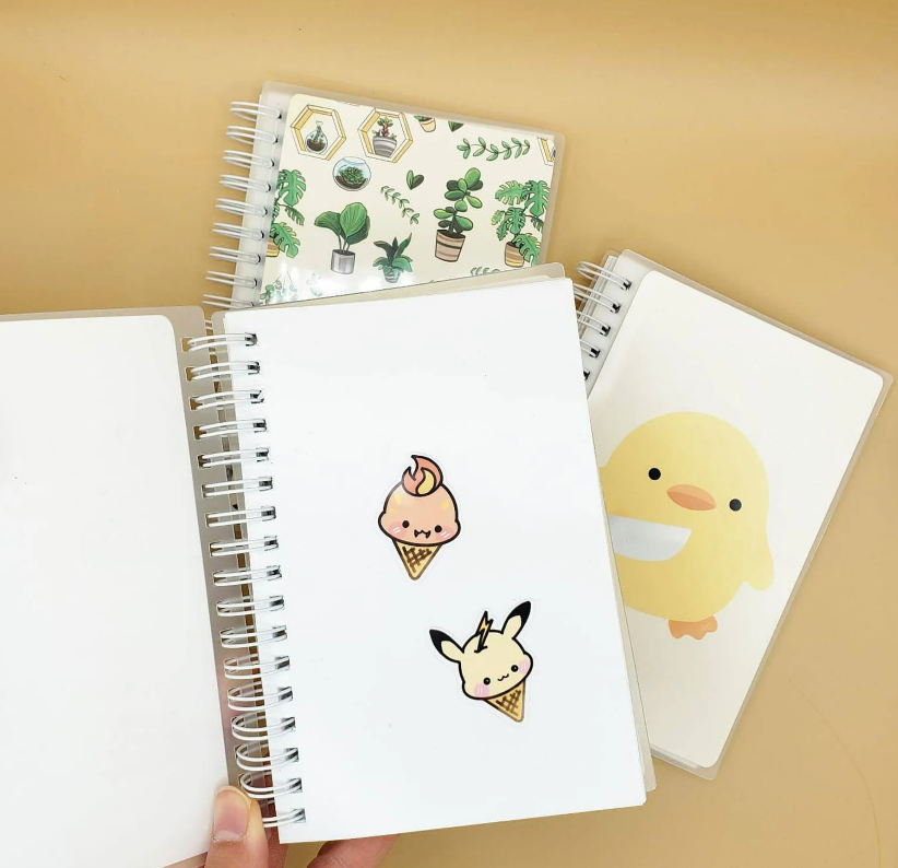 Reusable Sticker Books | 4x6 Sticker Book, 50 sheets, 100 pages