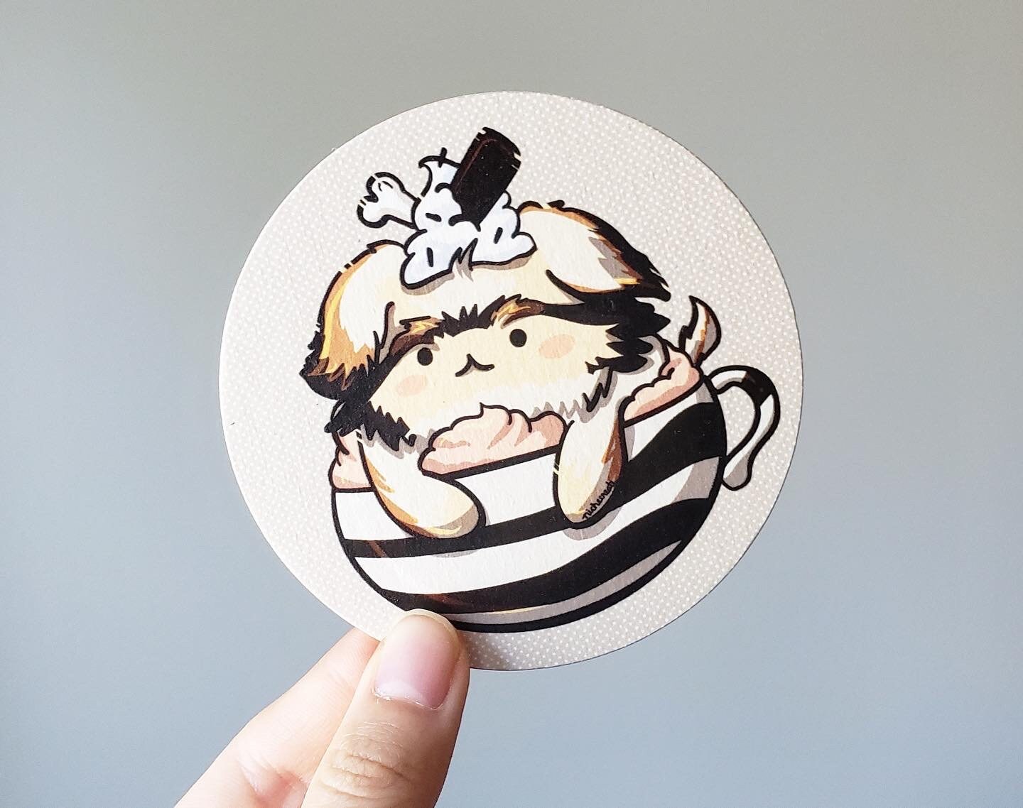 Cattuccino + Mochaccino Coasters