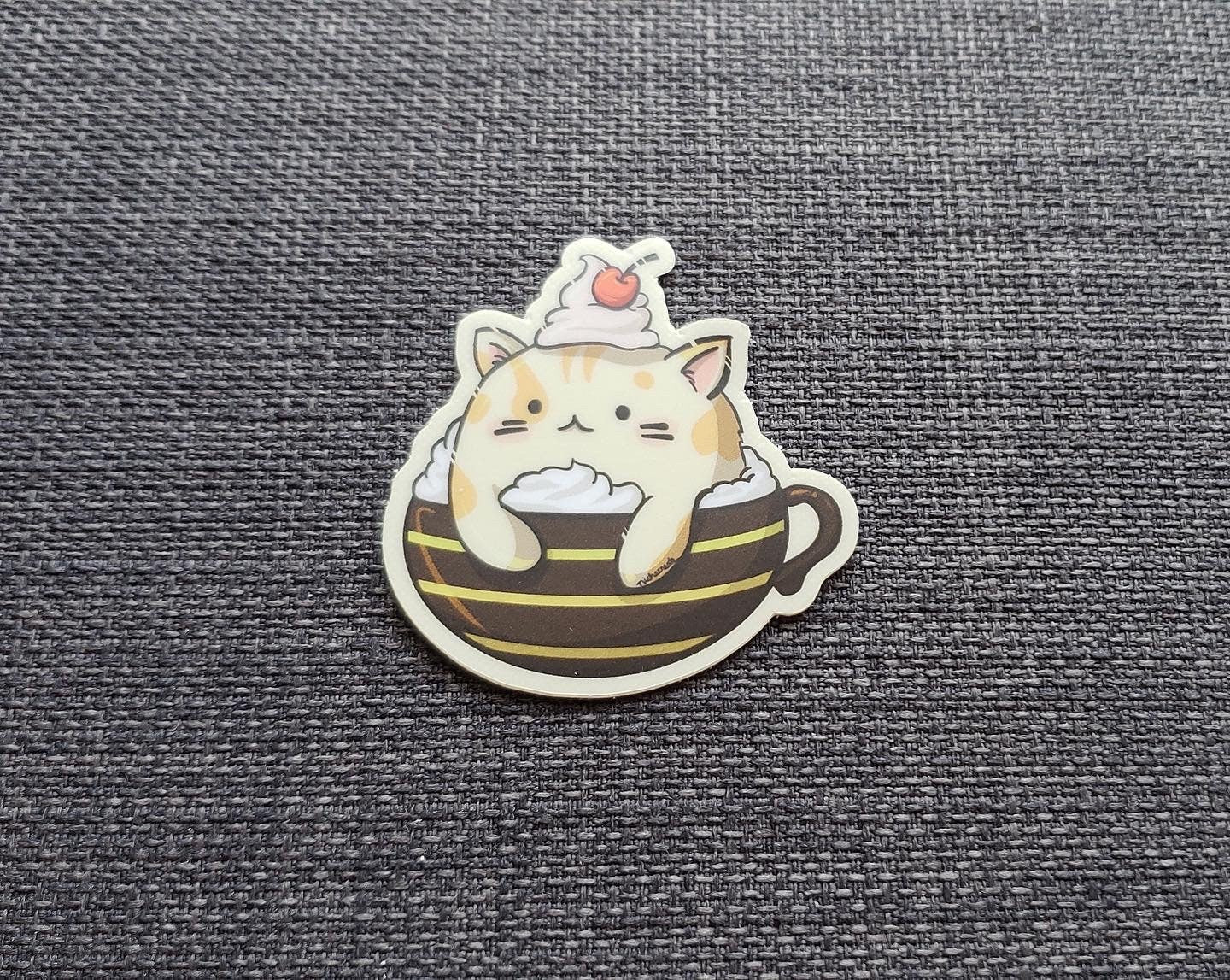 Cattuccino + Mochaccino Mini Vinyl Stickers