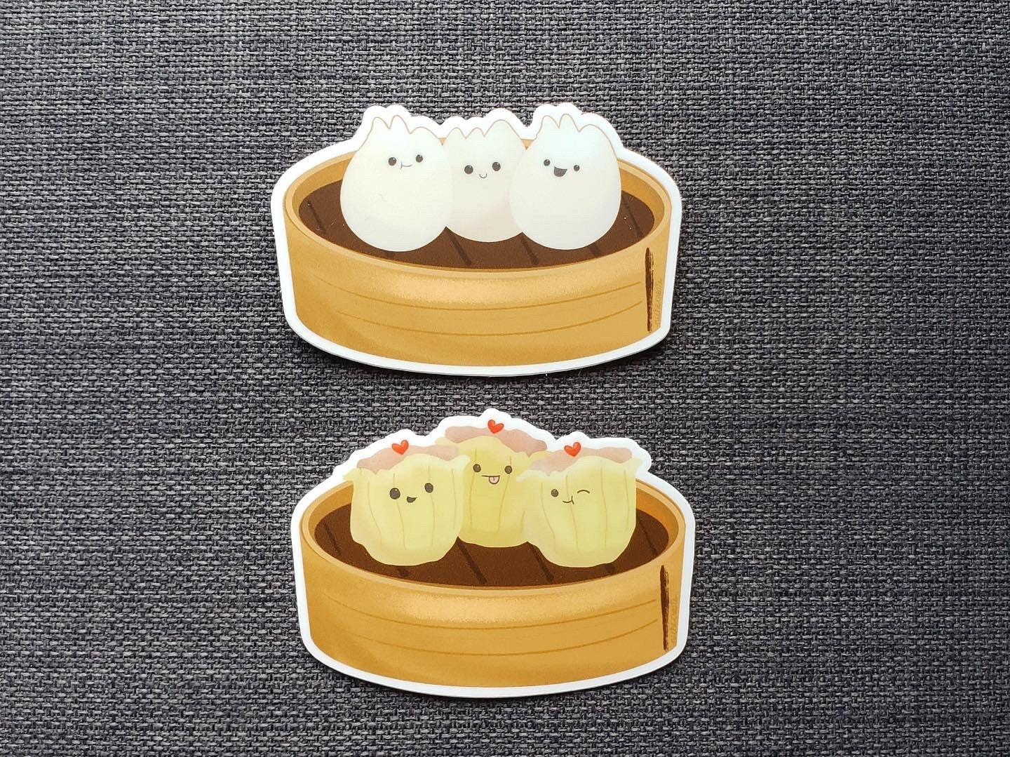 Dim Sum Vinyl Stickers