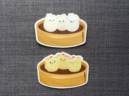 Dim Sum Vinyl Stickers