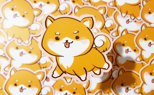 Shiba Inu Vinyl Sticker