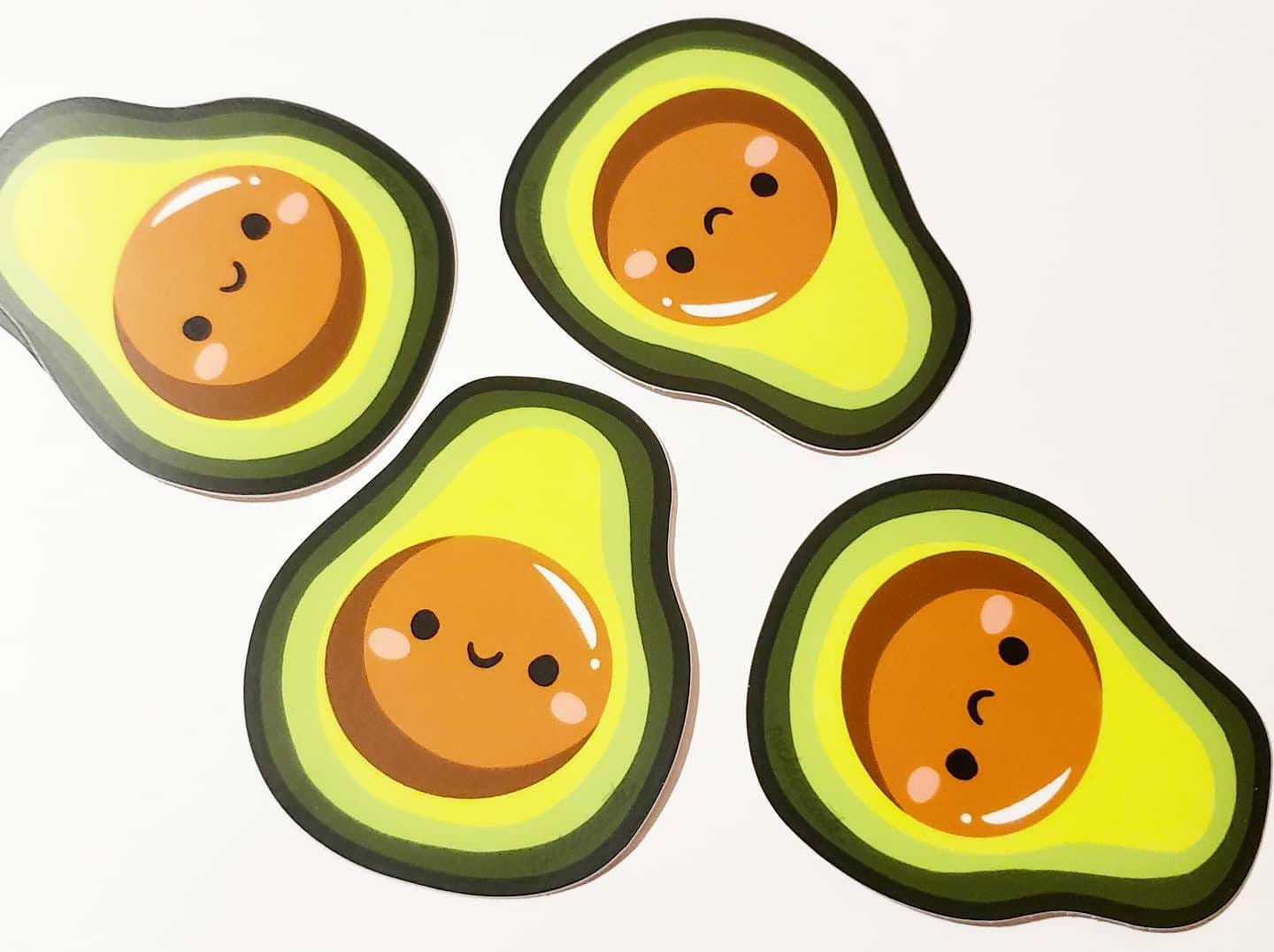 Avocado Vinyl Sticker