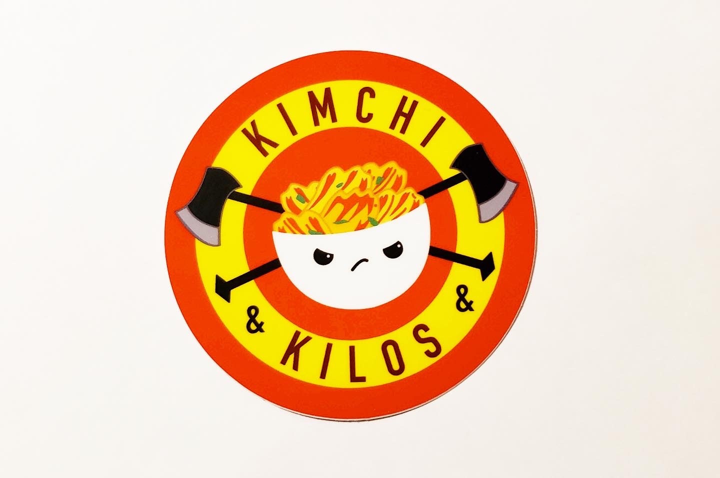 Bao Barbells + Kimchi Kilos Vinyl Stickers