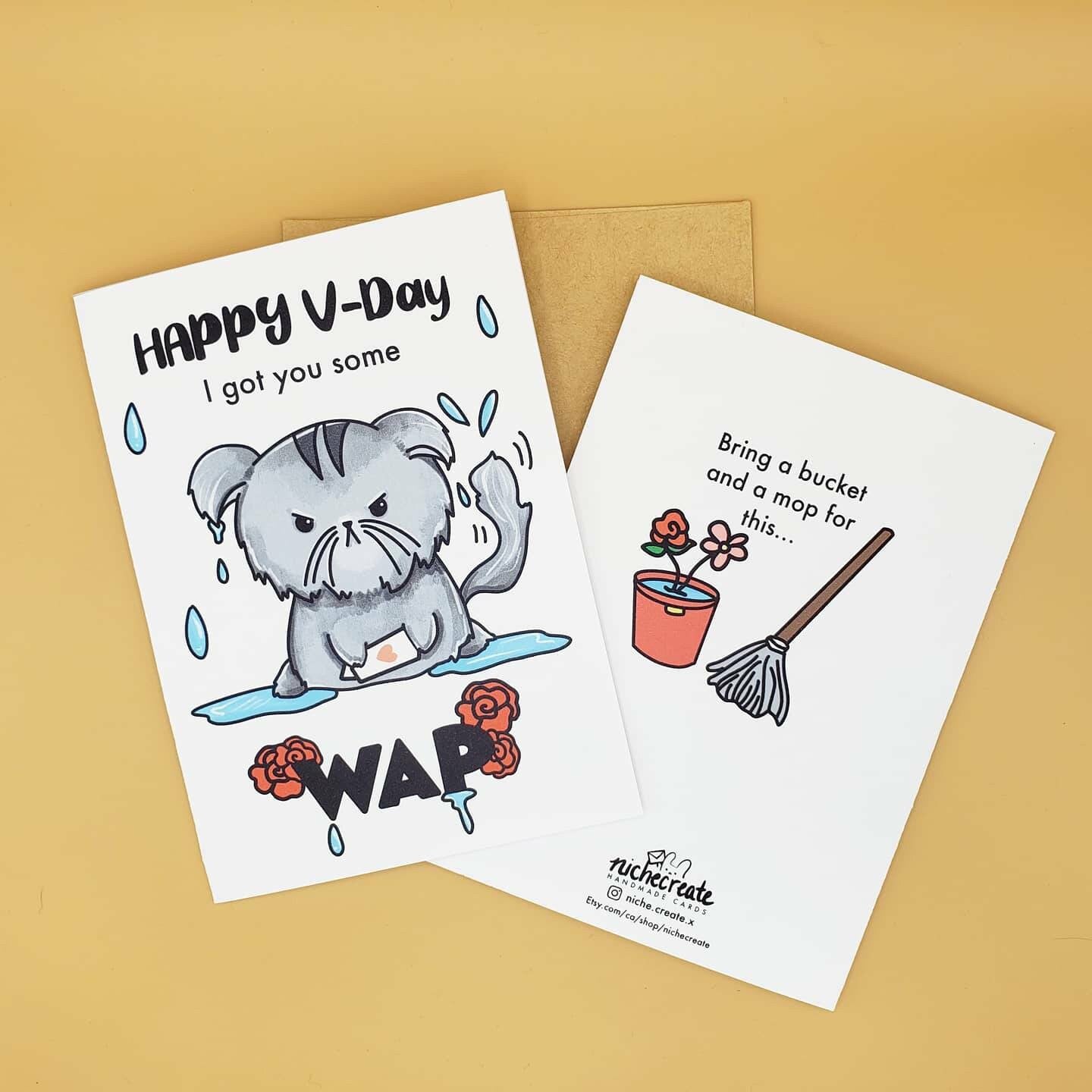 WAP Cat Card | Birthday/Valentine's Day