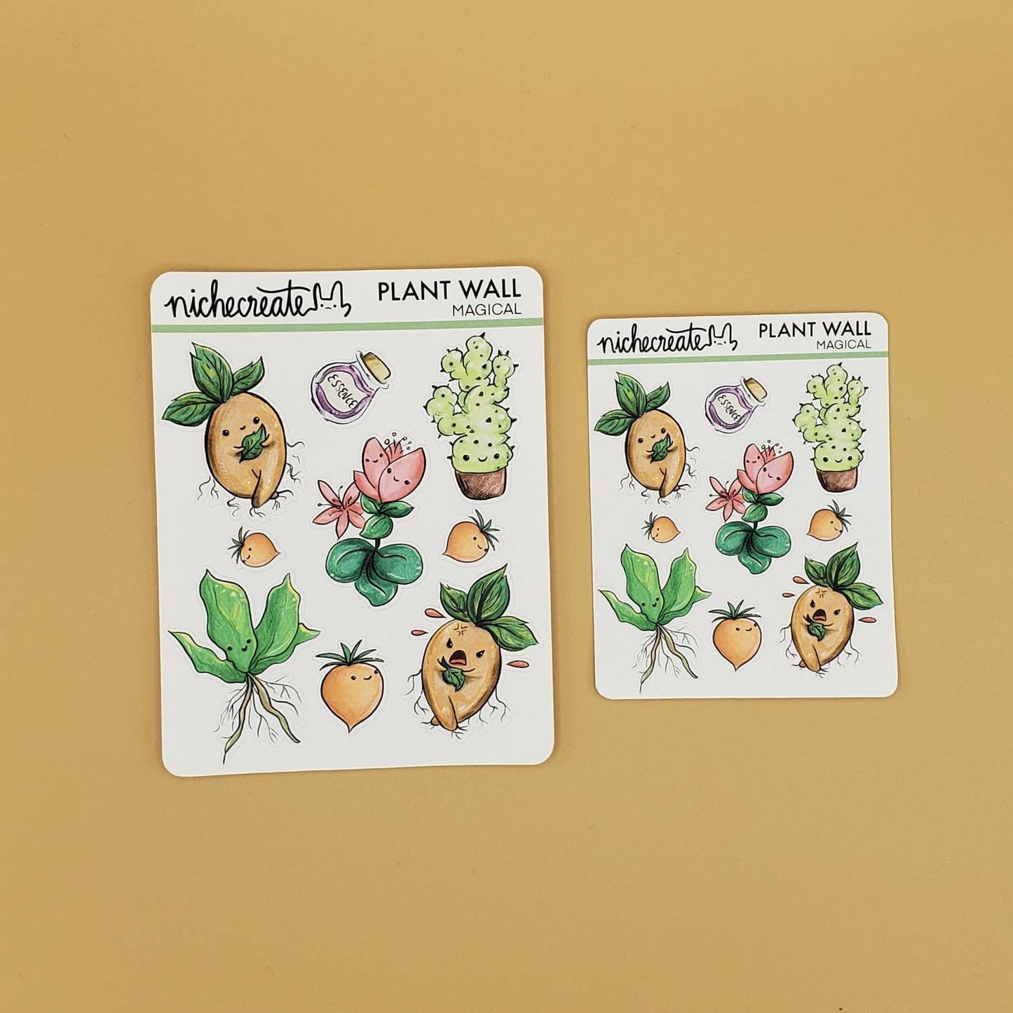 Magical Plant Wall Planner Sticker Sheet