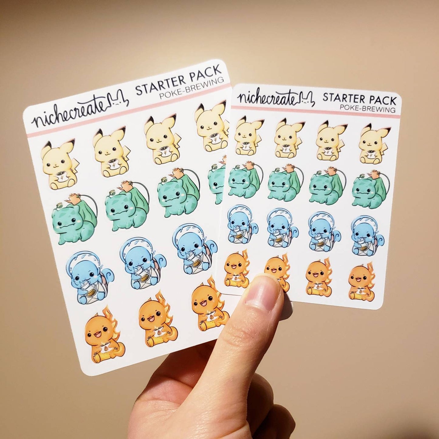 Brewer Starter Pack Planner Sticker Sheet (Inspired Art)