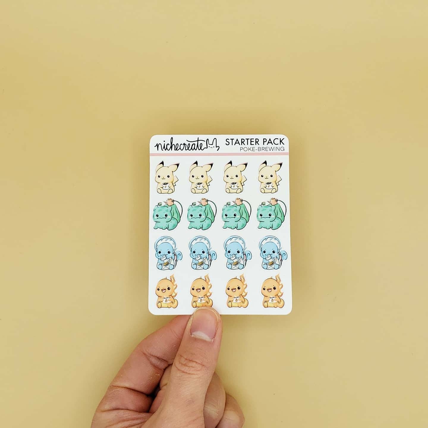 Brewer Starter Pack Planner Sticker Sheet (Inspired Art)