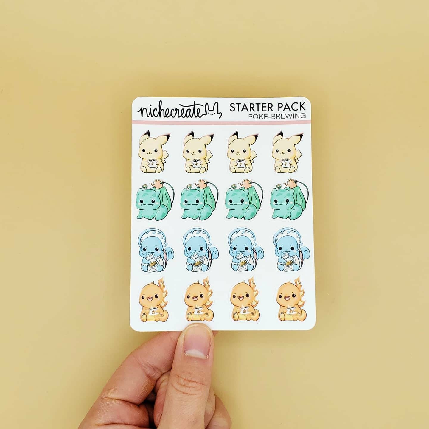 Brewer Starter Pack Planner Sticker Sheet (Inspired Art)