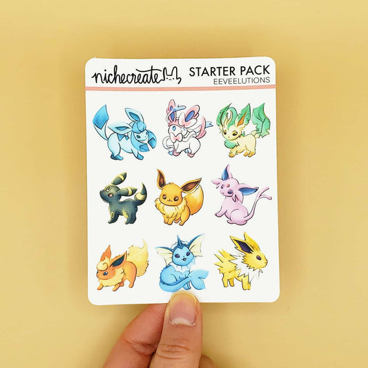 Evolutions Planner Sticker Sheet (Inspired Art)