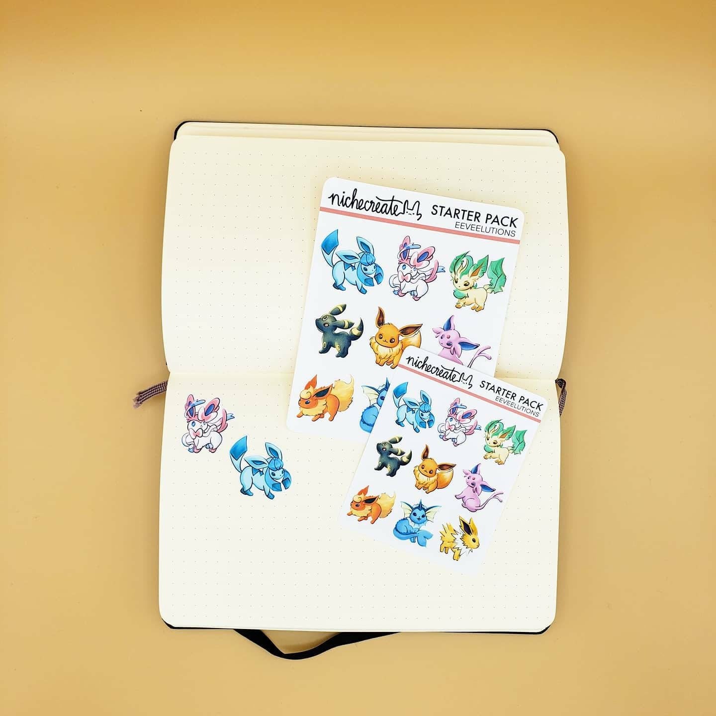 Evolutions Planner Sticker Sheet (Inspired Art)