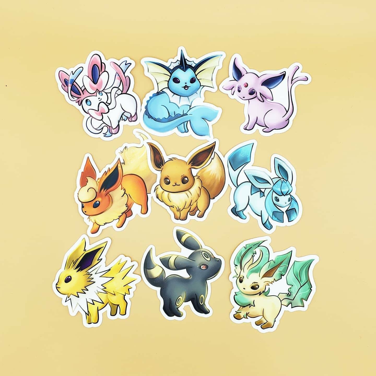 Evolutions Vinyl Stickers (Inspired Art)