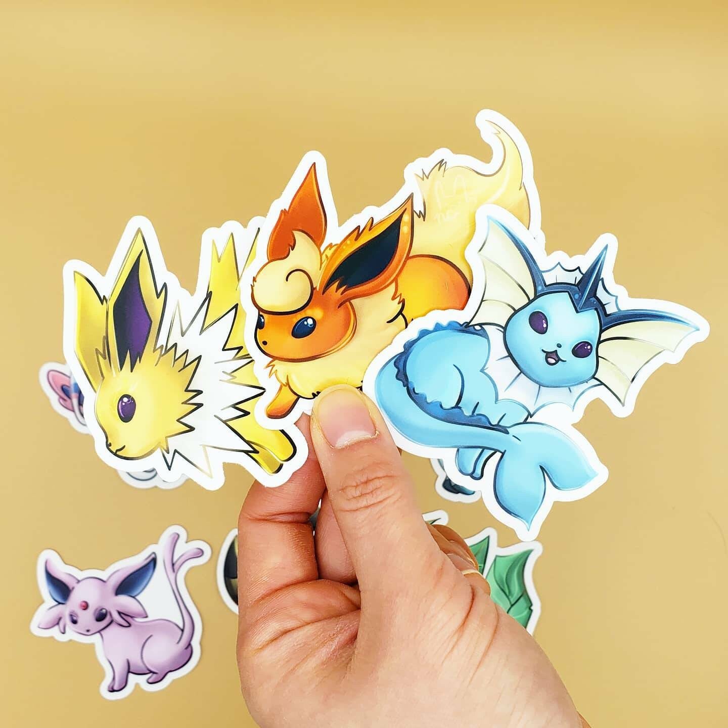 Evolutions Vinyl Stickers (Inspired Art)