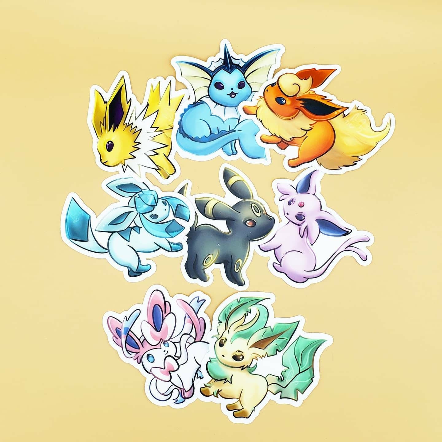Evolutions Vinyl Stickers (Inspired Art)