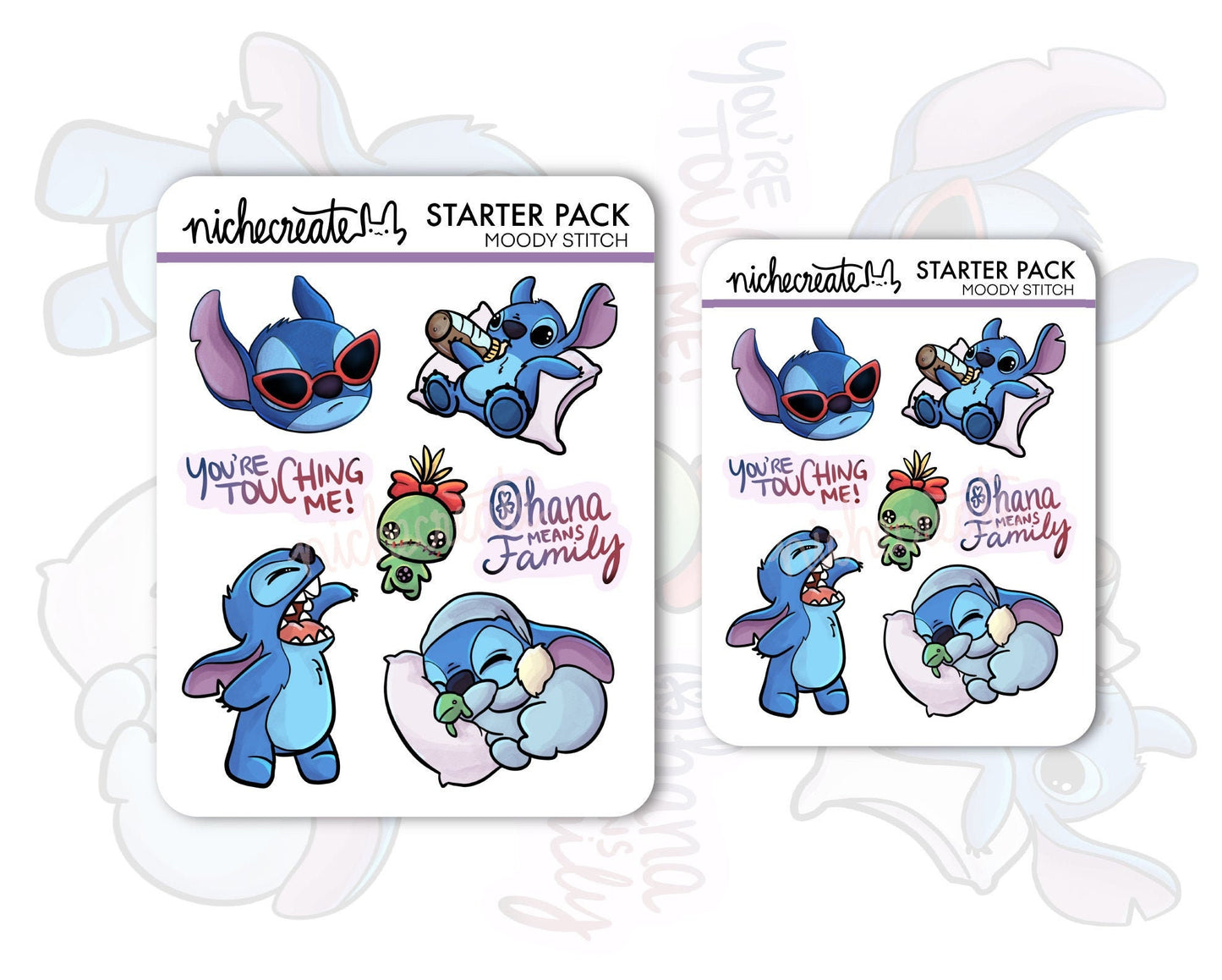 Moody Alien Planner Sticker Sheet (Inspired Art)