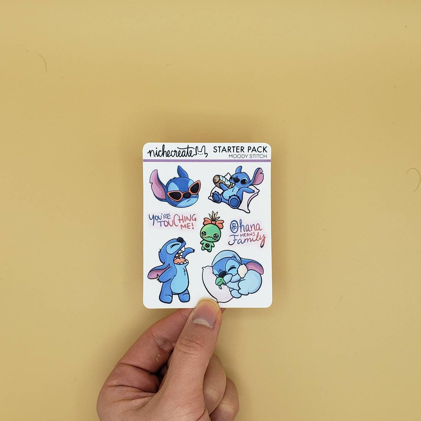 Moody Alien Planner Sticker Sheet (Inspired Art)