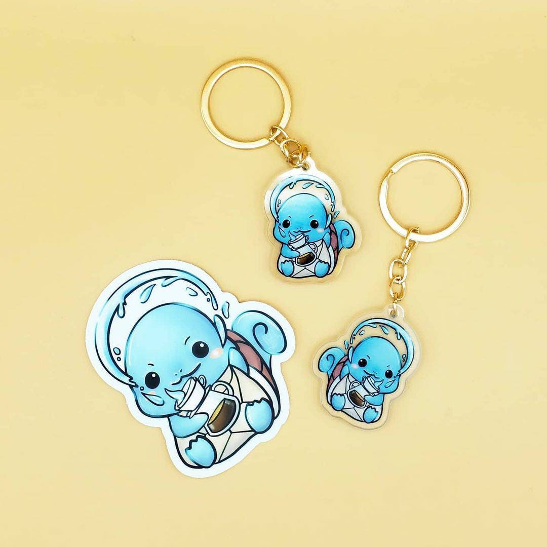 Brewer Starter Pack Keychains | Yellow, Blue, Orange, Green (Inspired Art)