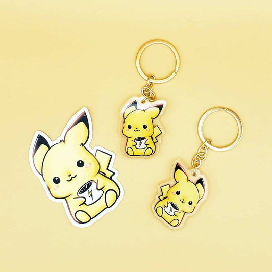 Brewer Starter Pack Keychains | Yellow, Blue, Orange, Green (Inspired Art)