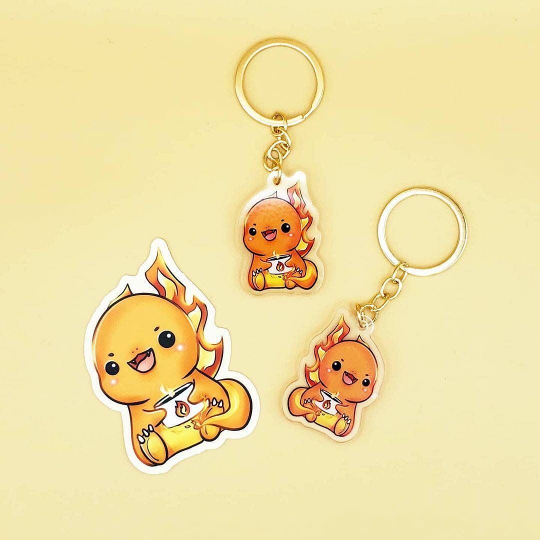 Brewer Starter Pack Keychains | Yellow, Blue, Orange, Green (Inspired Art)