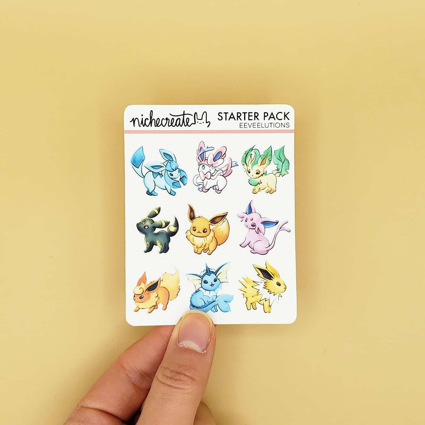 Evolutions Planner Sticker Sheet (Inspired Art)