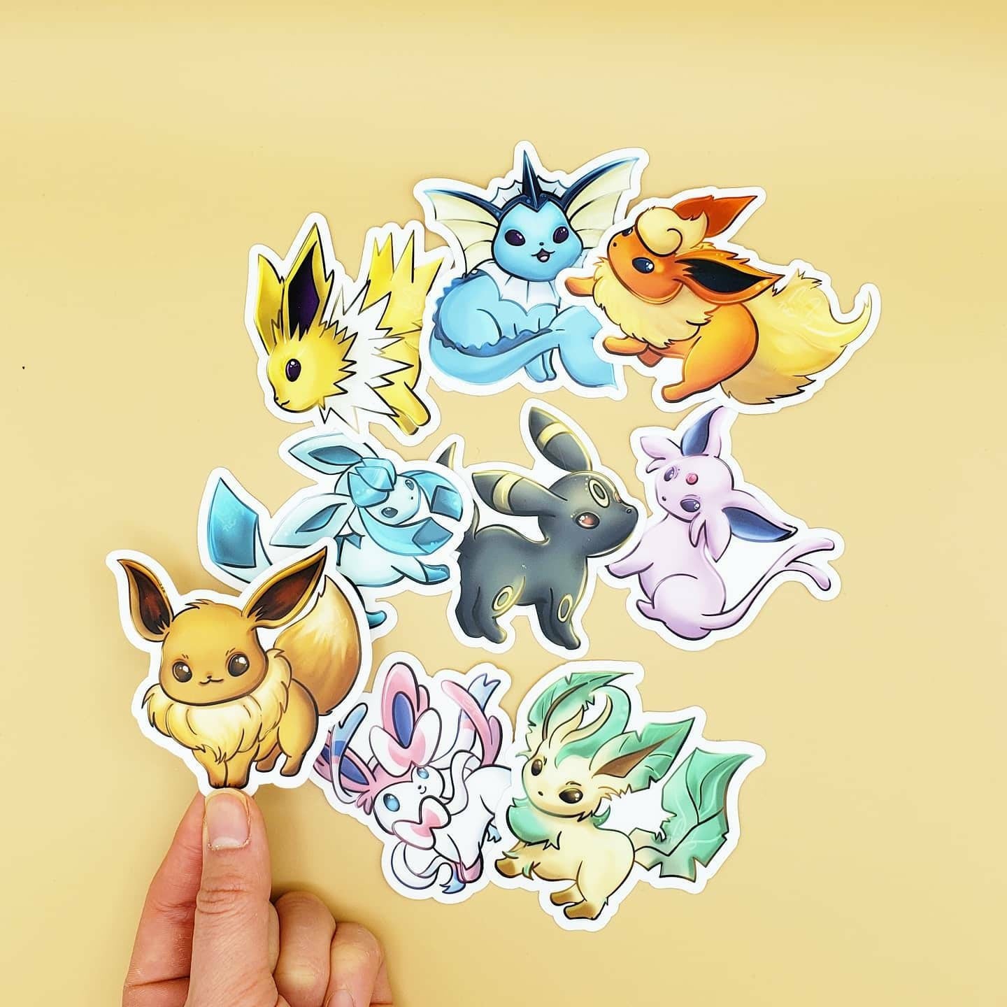 Evolutions Vinyl Stickers (Inspired Art)
