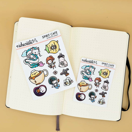 Spirit Cafe 2 Planner Sticker Sheet (Inspired Art)