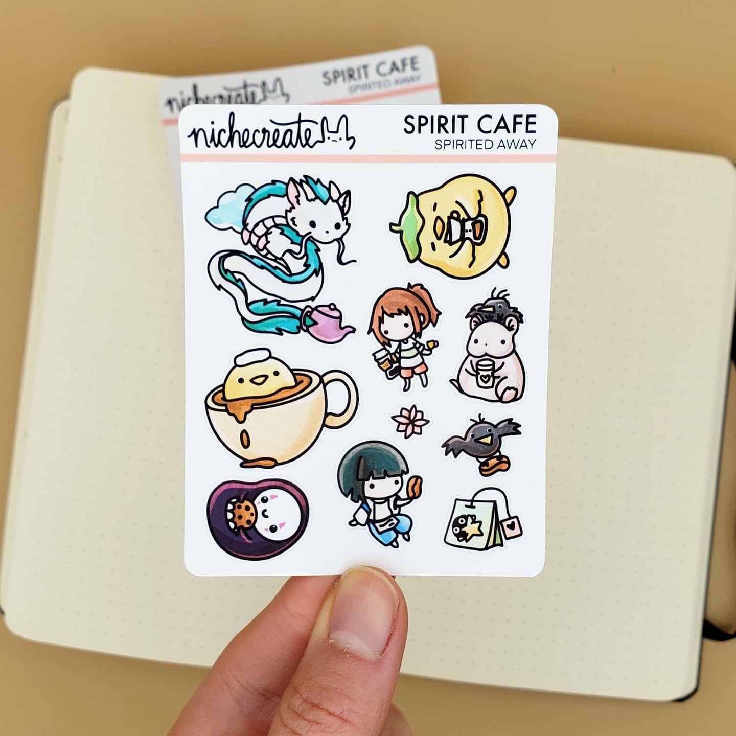Spirit Cafe 2 Planner Sticker Sheet (Inspired Art)