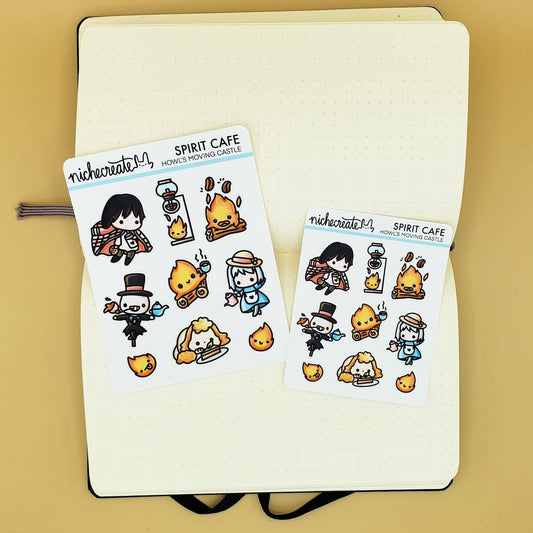 Spirit Cafe 3 Planner Sticker Sheet (Inspired Art)