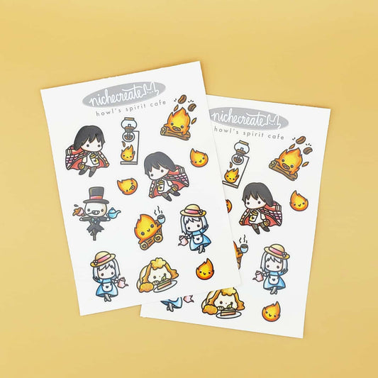 Spirit Cafe 3 Vinyl Sticker Sheet (Inspired Art)