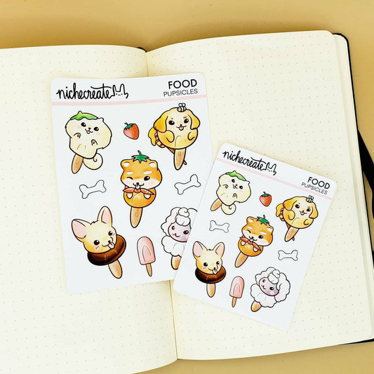 Pupsicles Planner Sticker Sheet