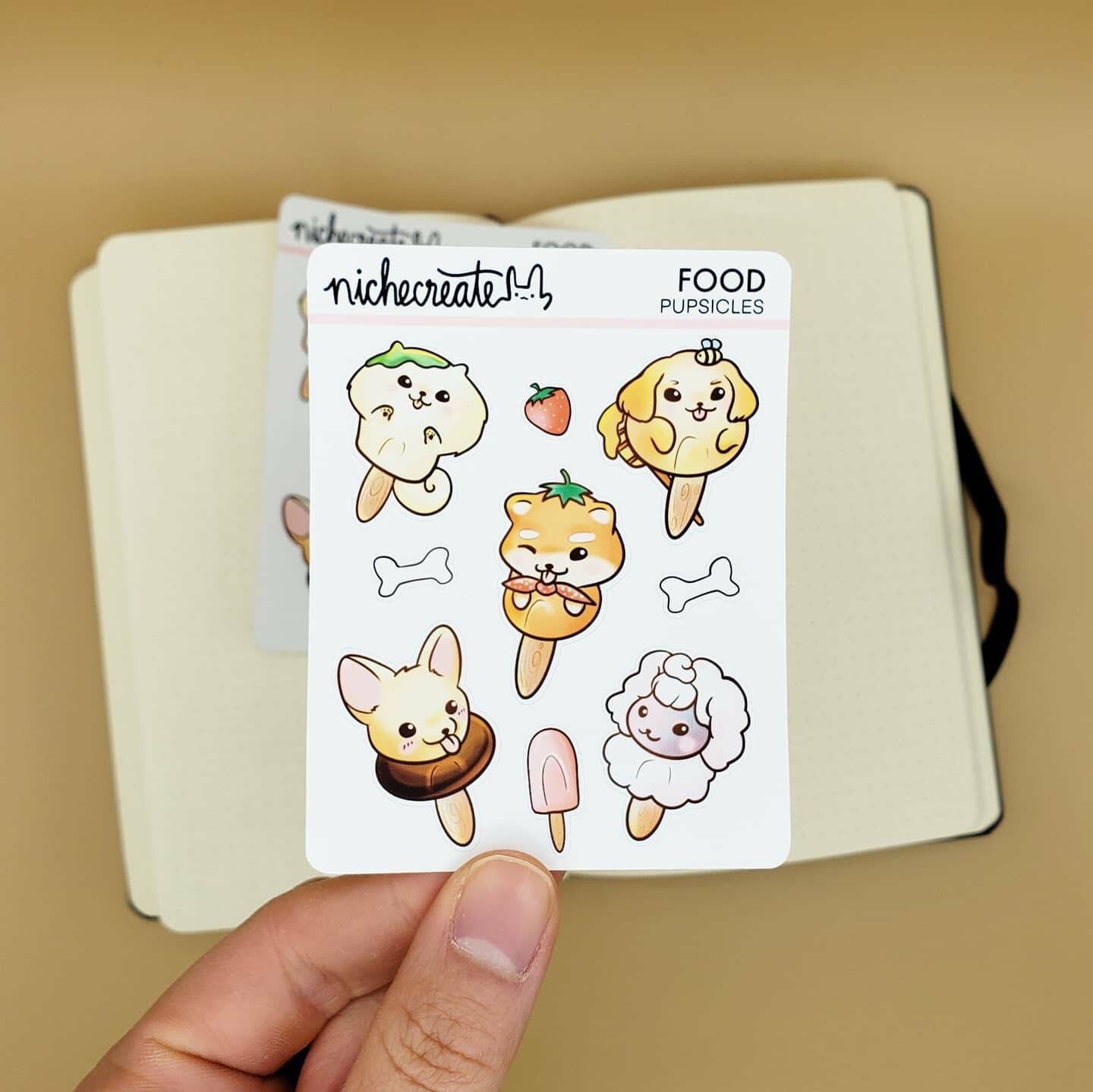 Pupsicles Planner Sticker Sheet