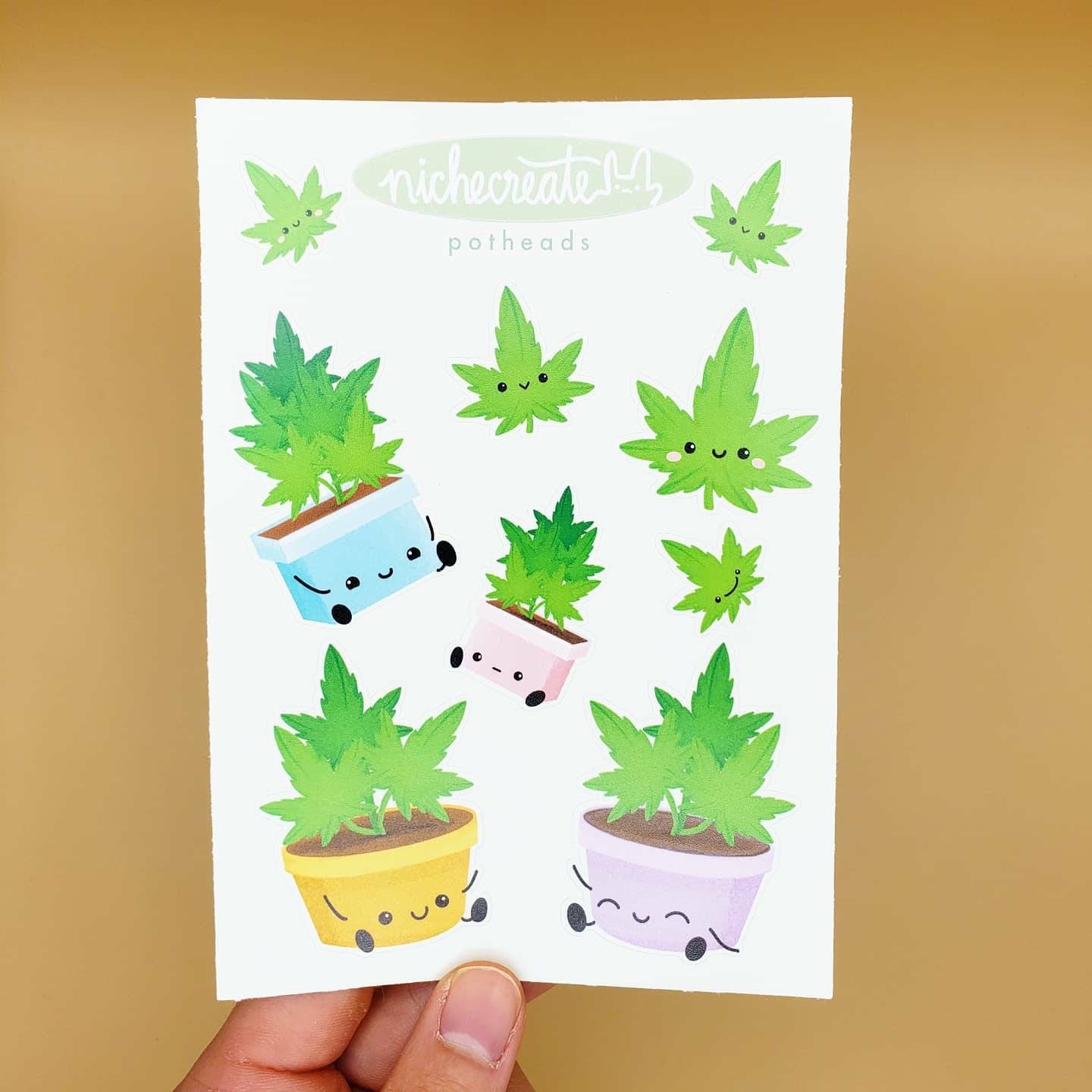 Potheads Vinyl Sticker Sheet