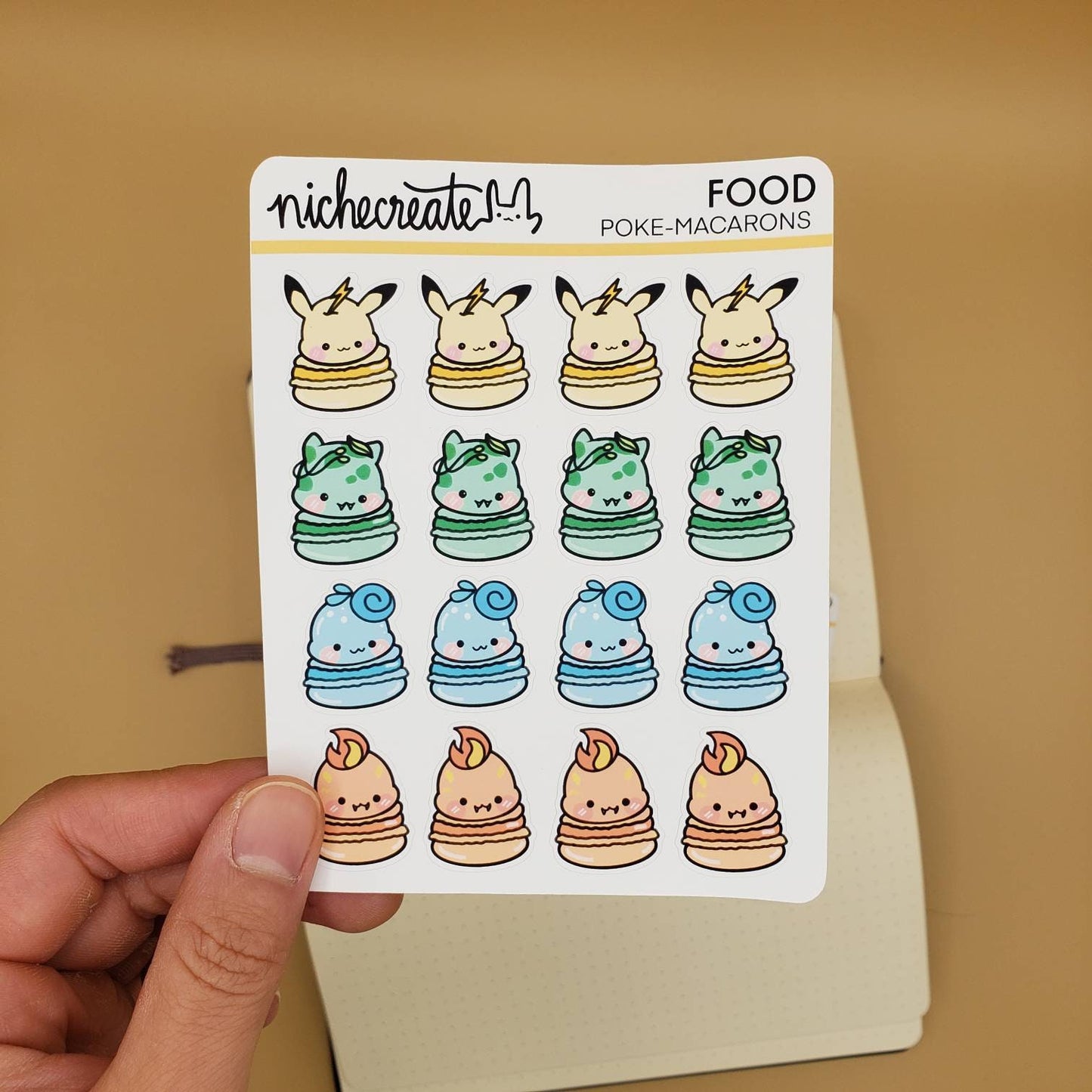 Starter Pack Macarons Planner Sticker Sheet (Inspired Art)