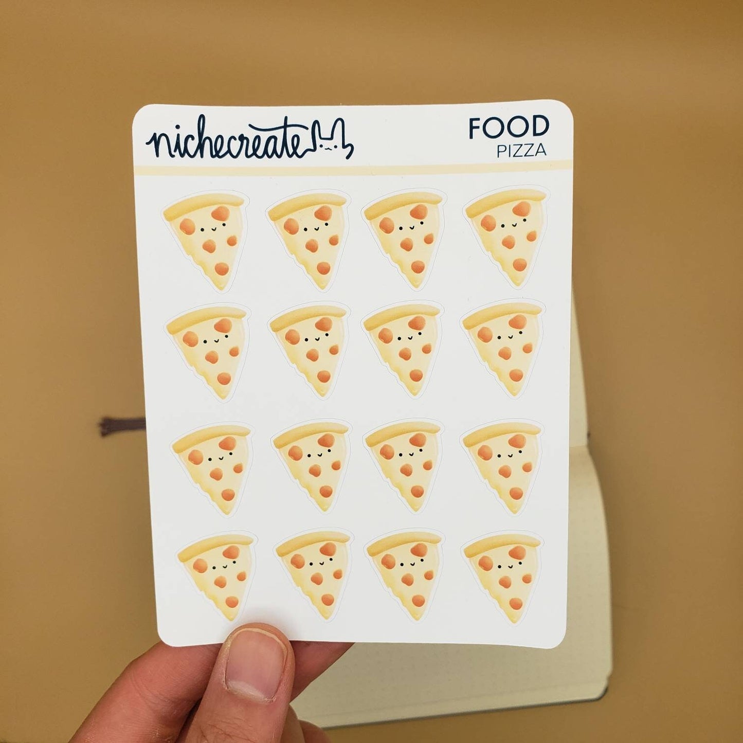 Happy Pizza Planner Sticker Sheet