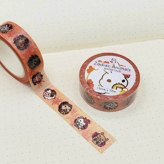 Zodiac Animals Washi Tape