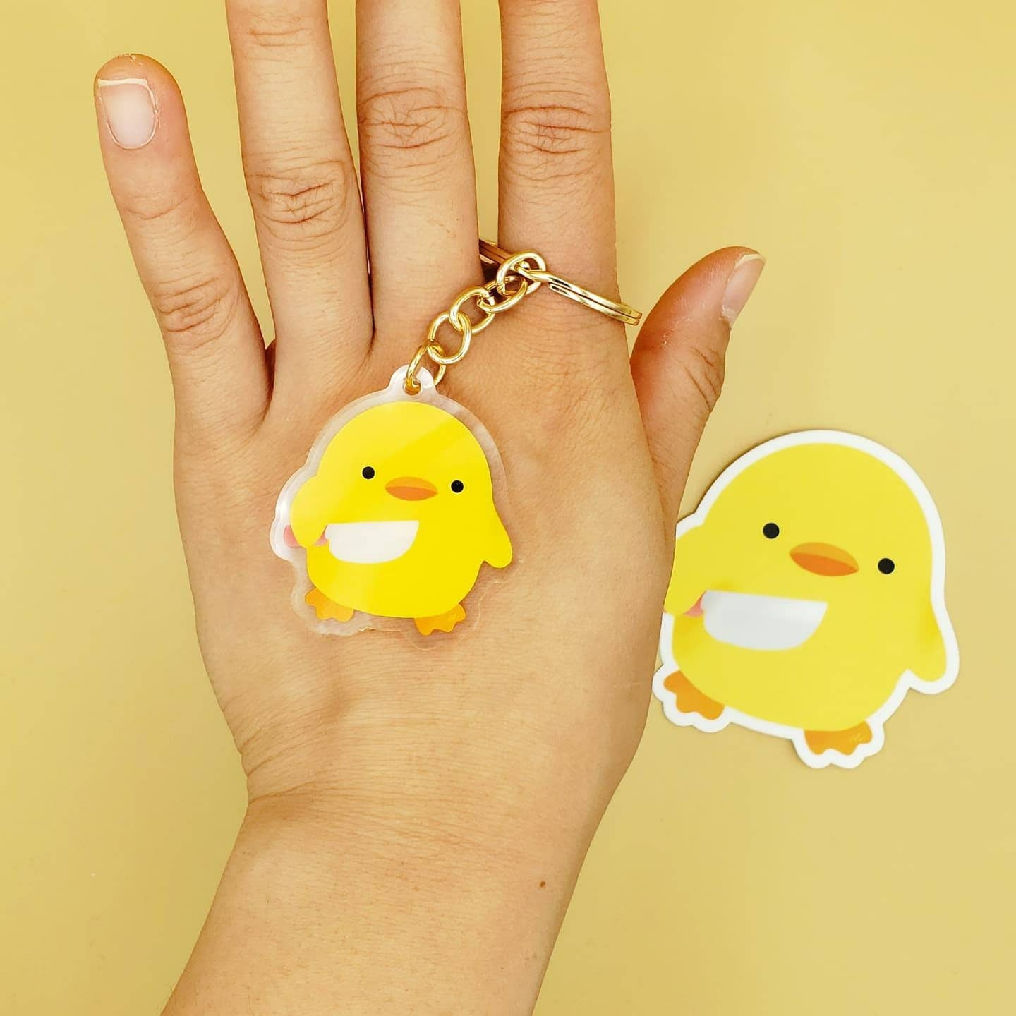 Stabby Duck Keychain