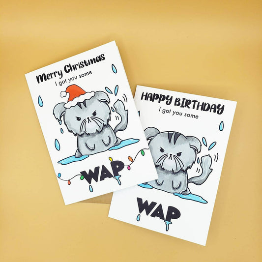 WAP Cat Card | Birthday/Valentine's Day